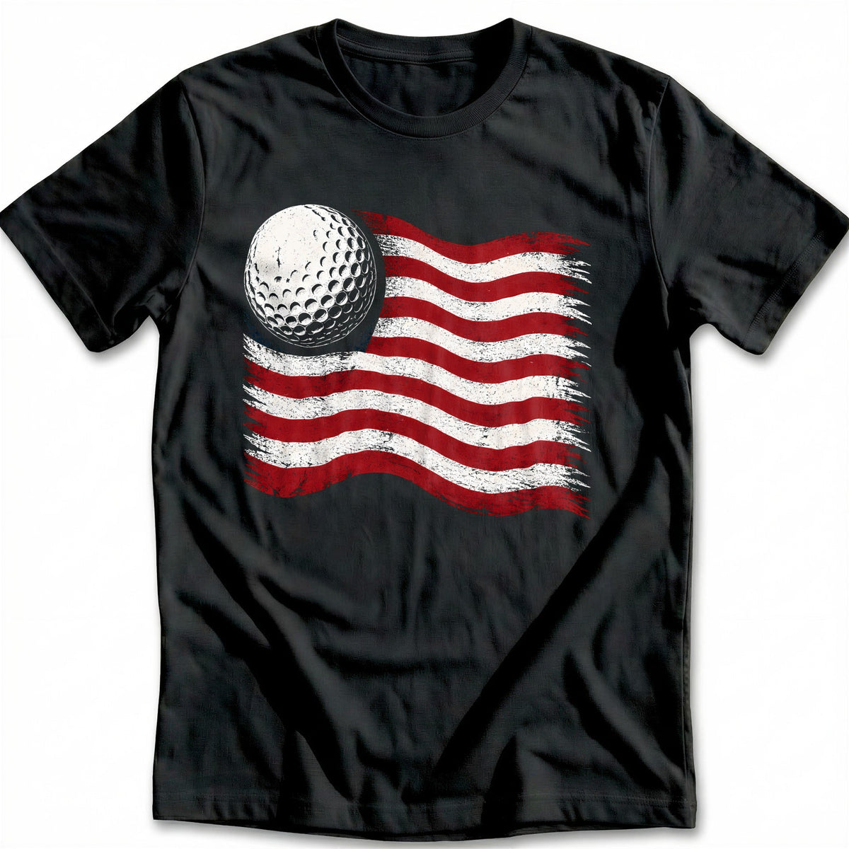 American Flag Golf Ball 58 T-Shirt product image 2