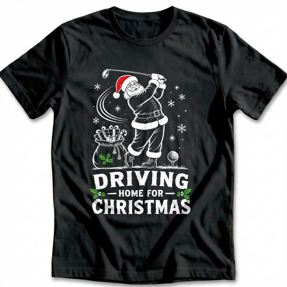Driving Home for Christmas Golf T-Shirt AU product image 2