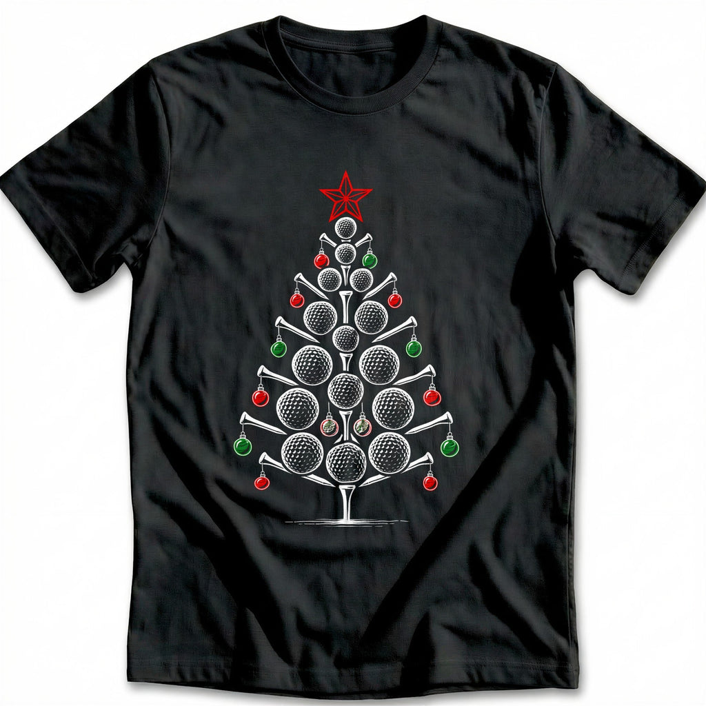 Golf Balls and Tees Christmas Tree 33 T-Shirt product image 2