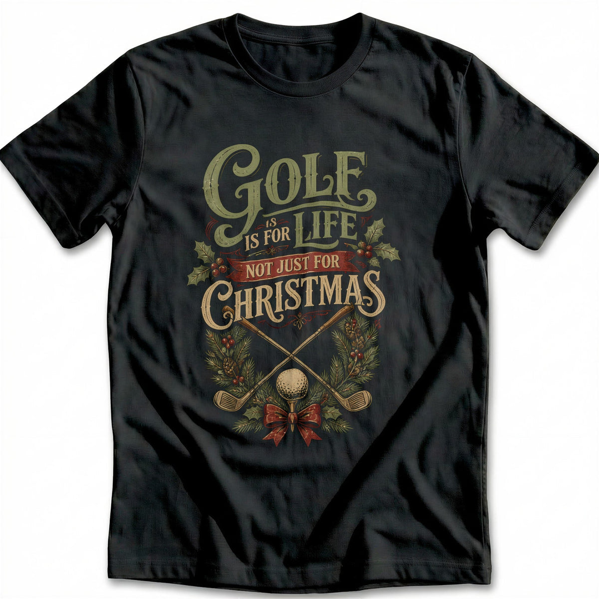 Golf is for Life Not Just Christmas T-Shirt US product image 3