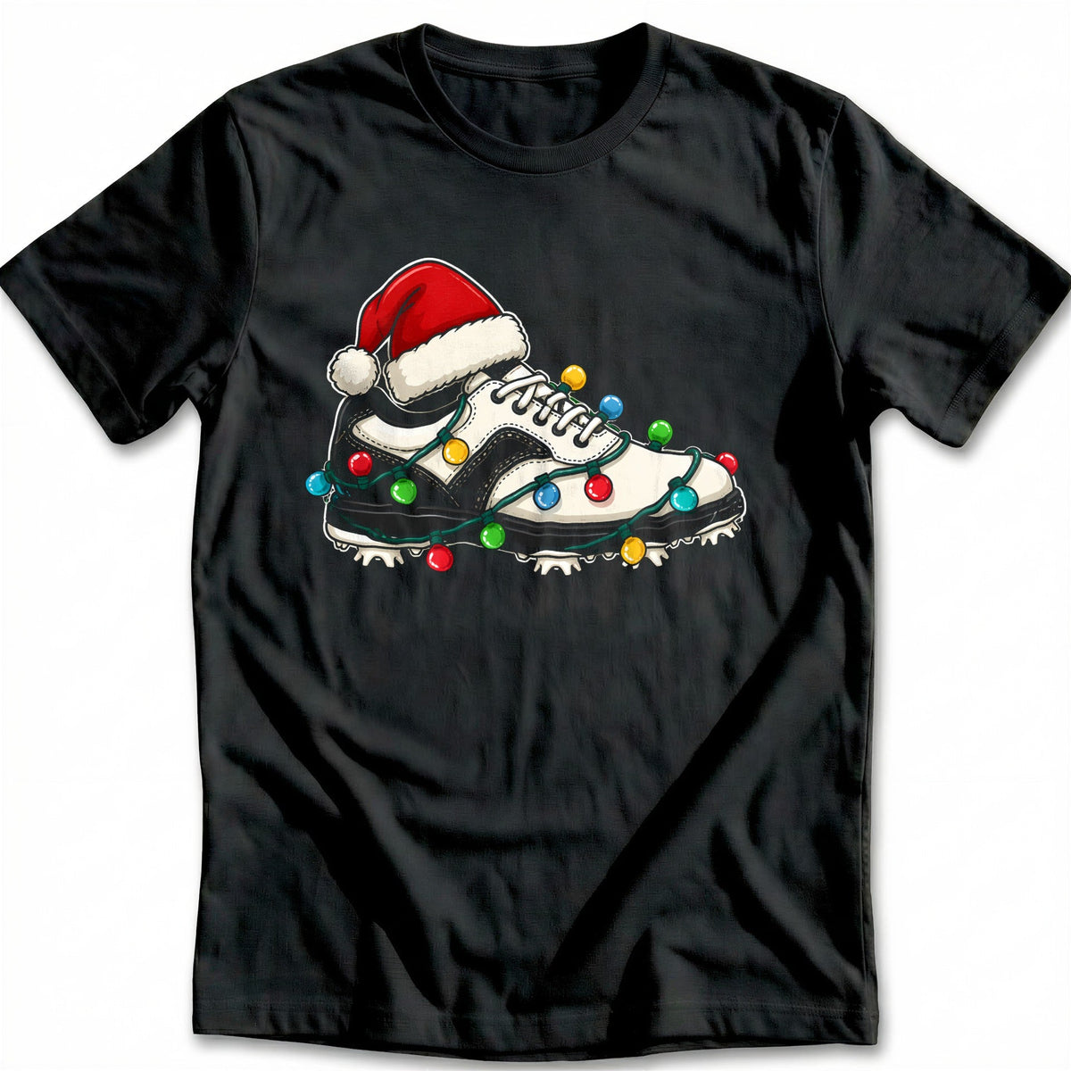 Golf Shoe Christmas Lights T-Shirt AU