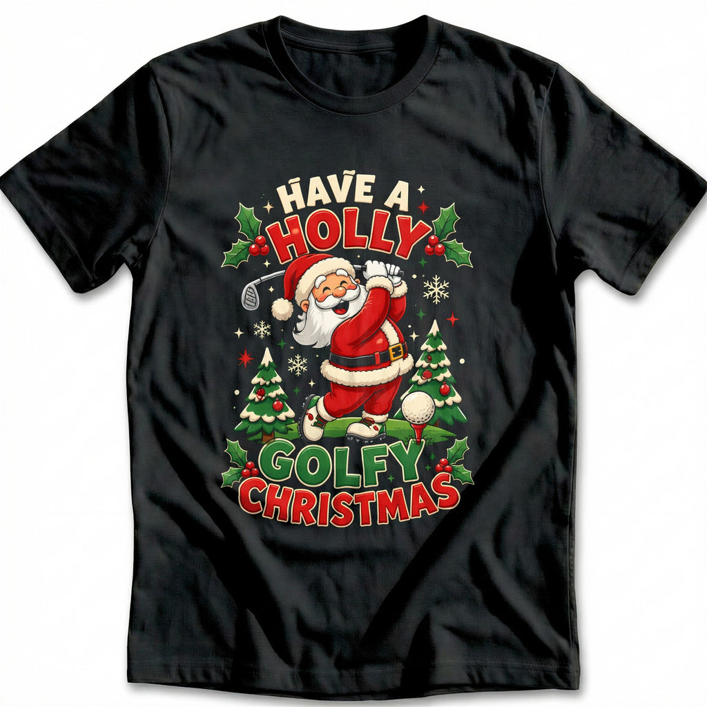 Have a Holly Golfy Christmas T-Shirt product image 3