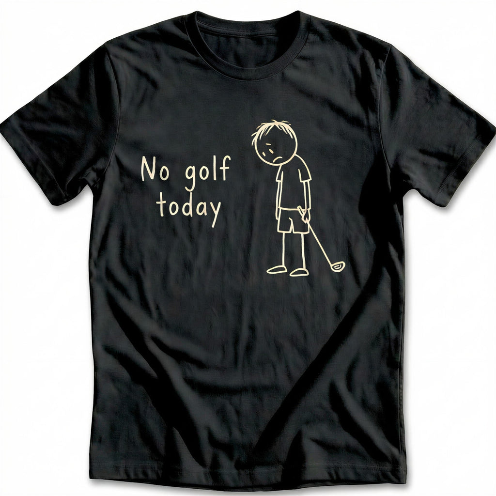 No Golf Today Sad Golfer 93 T-Shirt US product image 3