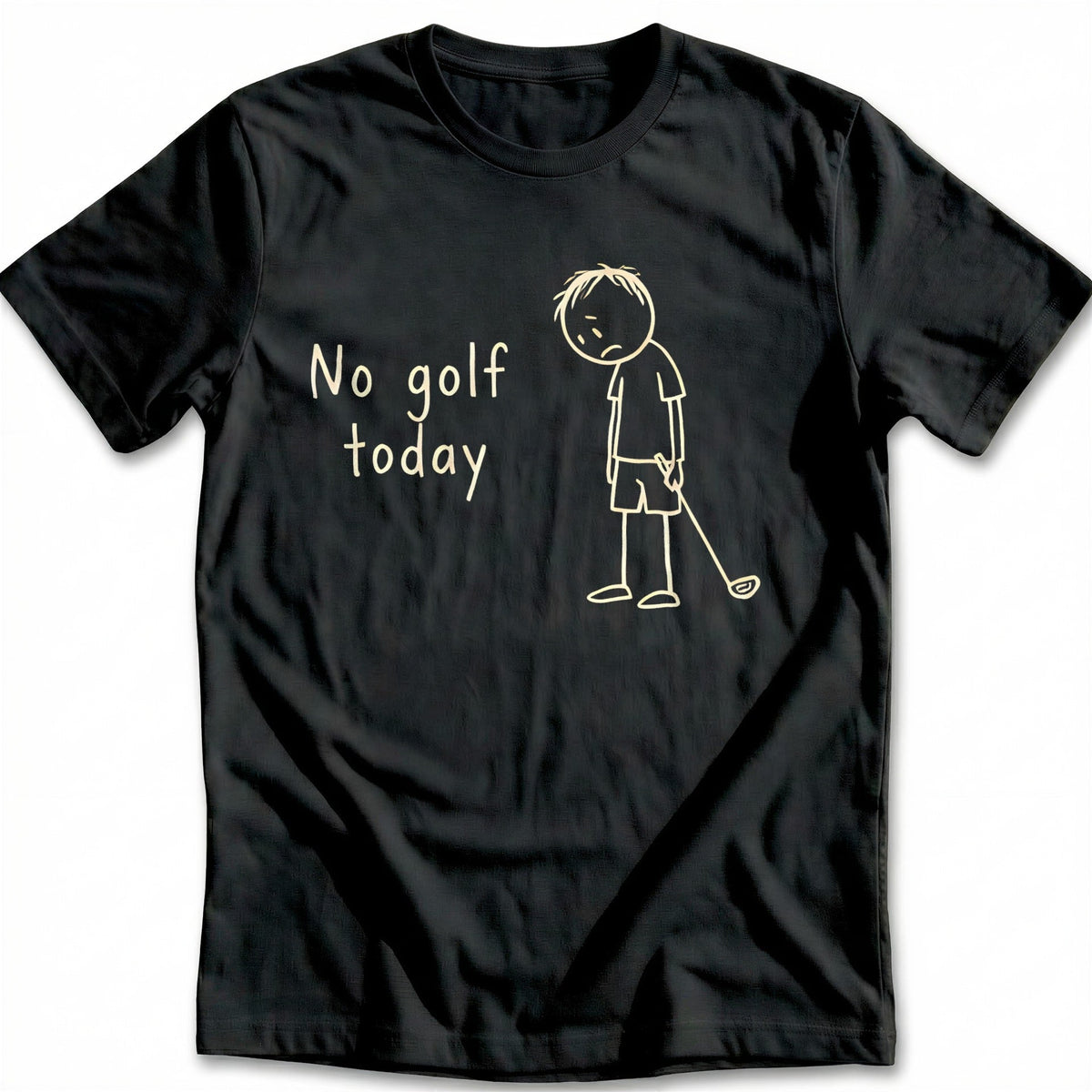 No Golf Today Sad Golfer 93 T-Shirt US product image 3