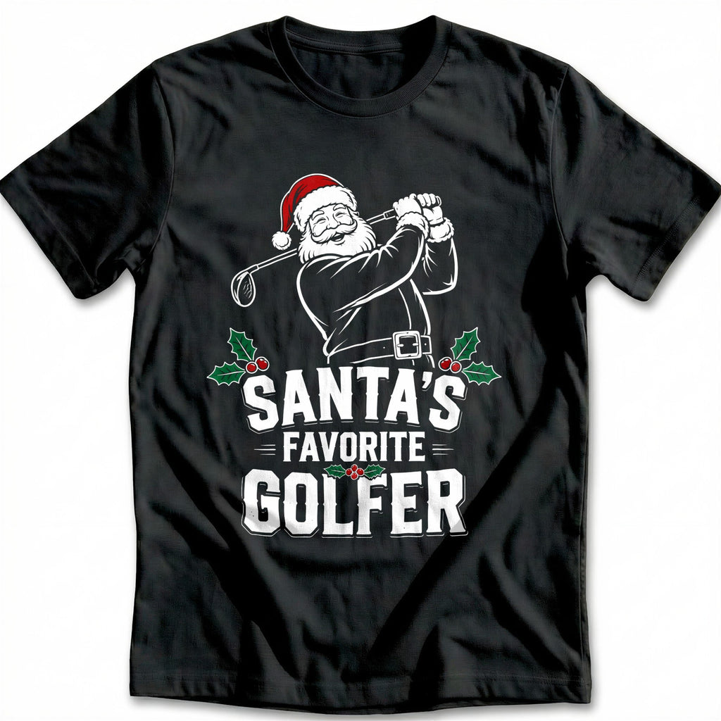 Santa's Favorite Golfer T-Shirt EU product image 3