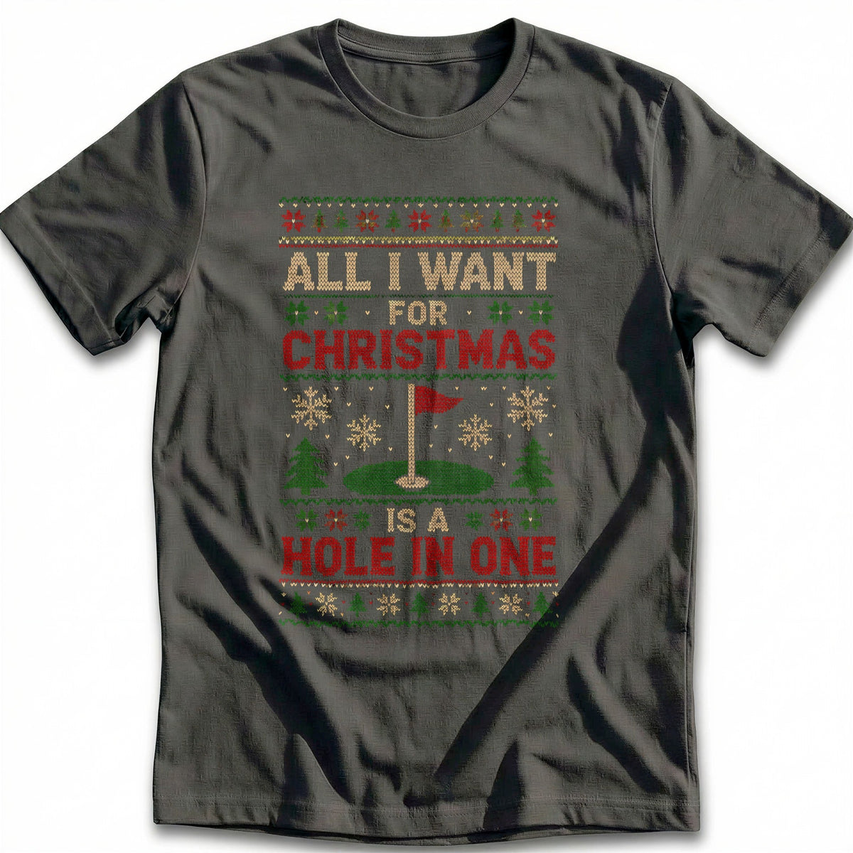 All I Want for Christmas is a Hole in One Golf T-Shirt AU product image 2