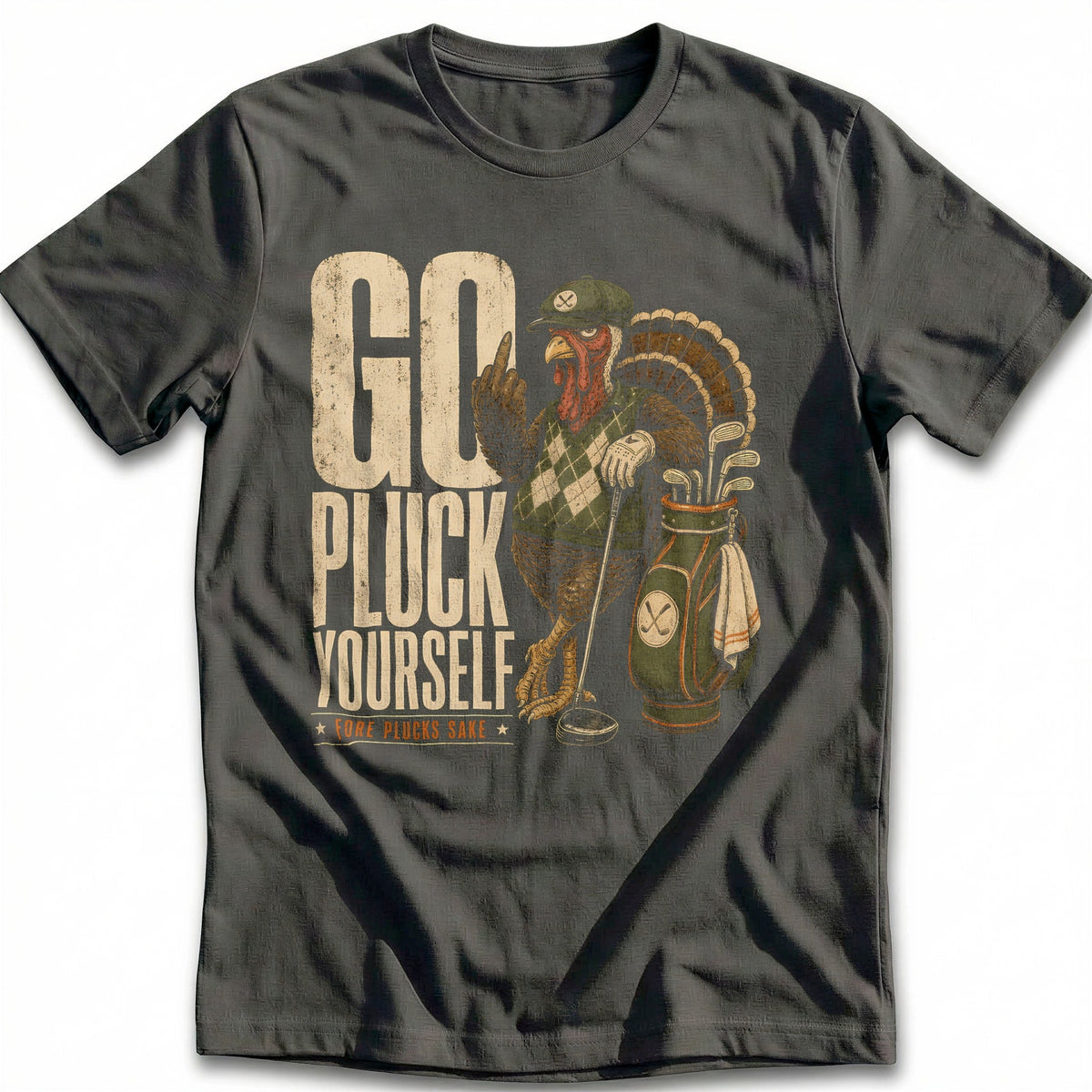 Go Pluck Yourself Fore Plucks Sake Golf T-Shirt US product image 3