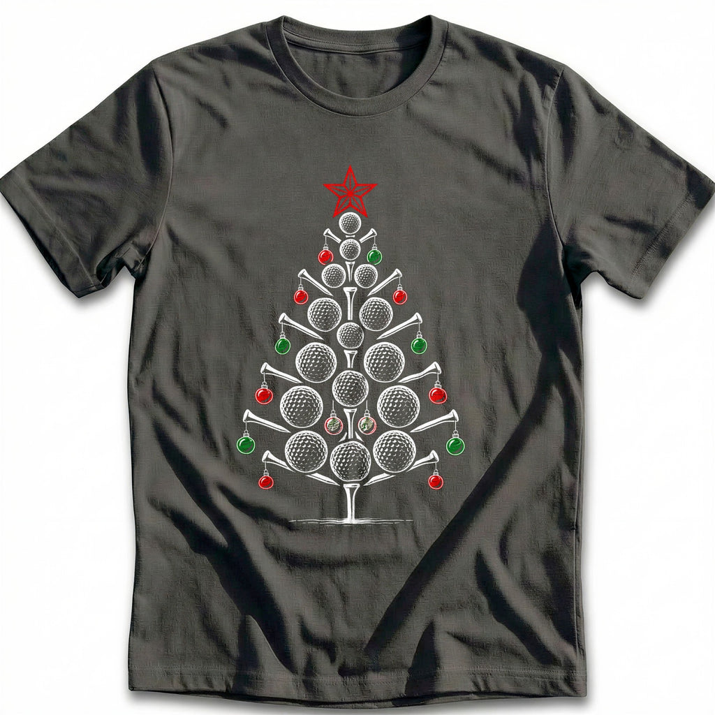 Golf Balls and Tees Christmas Tree 33 T-Shirt product image 3