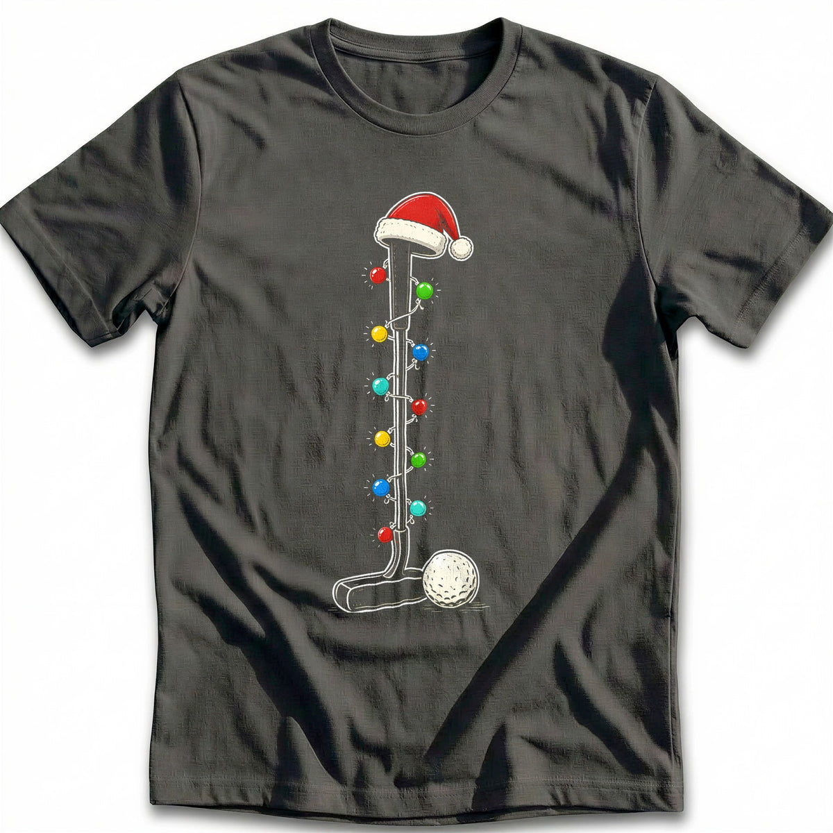 Golf Putter Christmas Lights T-Shirt GC product image 3