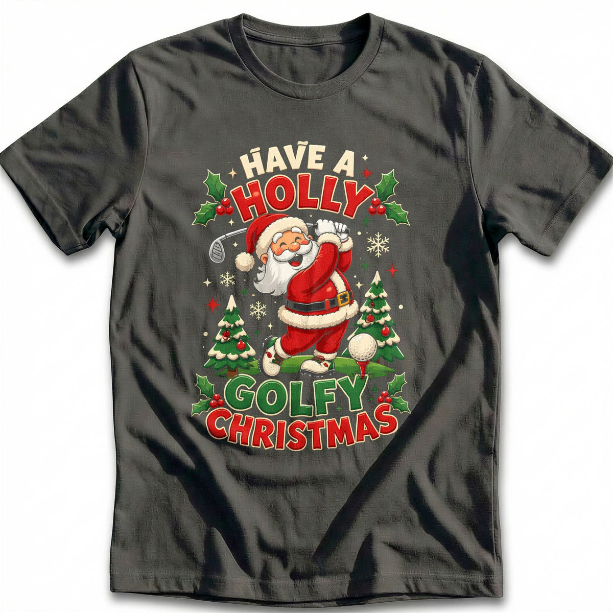 Have a Holly Golfy Christmas T-Shirt product image 4