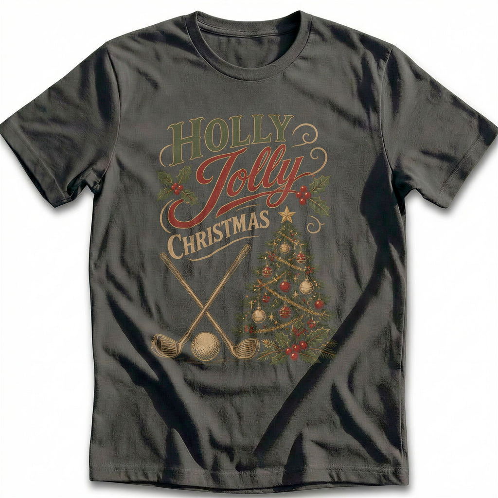 Holly Jolly Christmas Golf T-Shirt EU product image 3