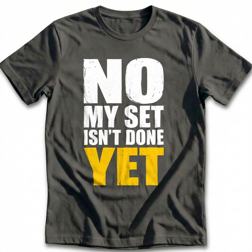 No my Set Isn't Done Yet 88 Golf T-Shirt product image 3