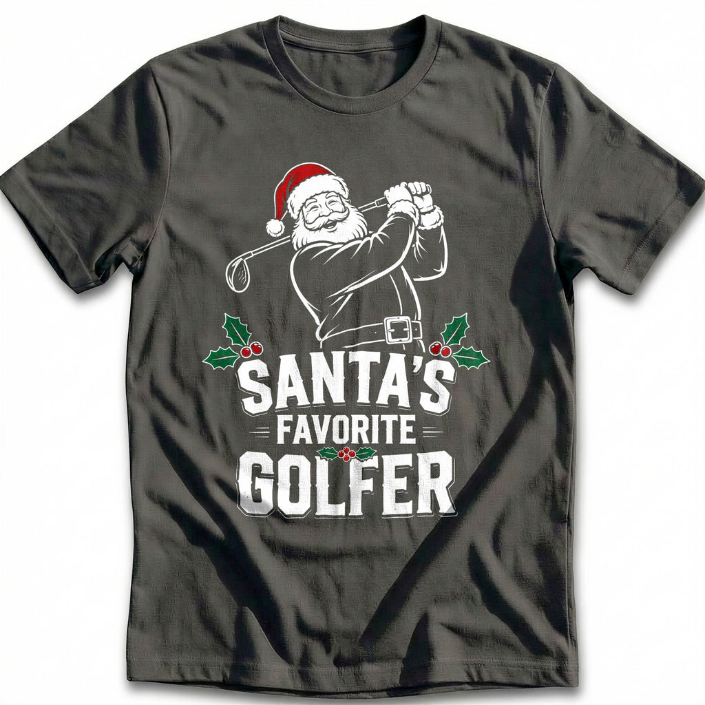 Santa's Favorite Golfer T-Shirt EU product image 1