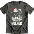 Santa's Favorite Golfer T-Shirt EU product image 1