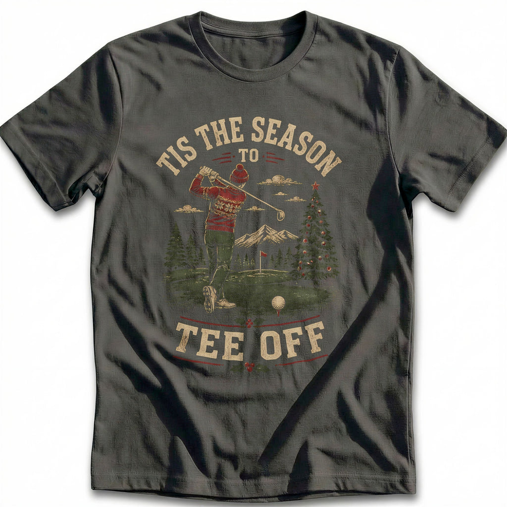Tis the Season to Tee Off Golf T-Shirt EU product image 3