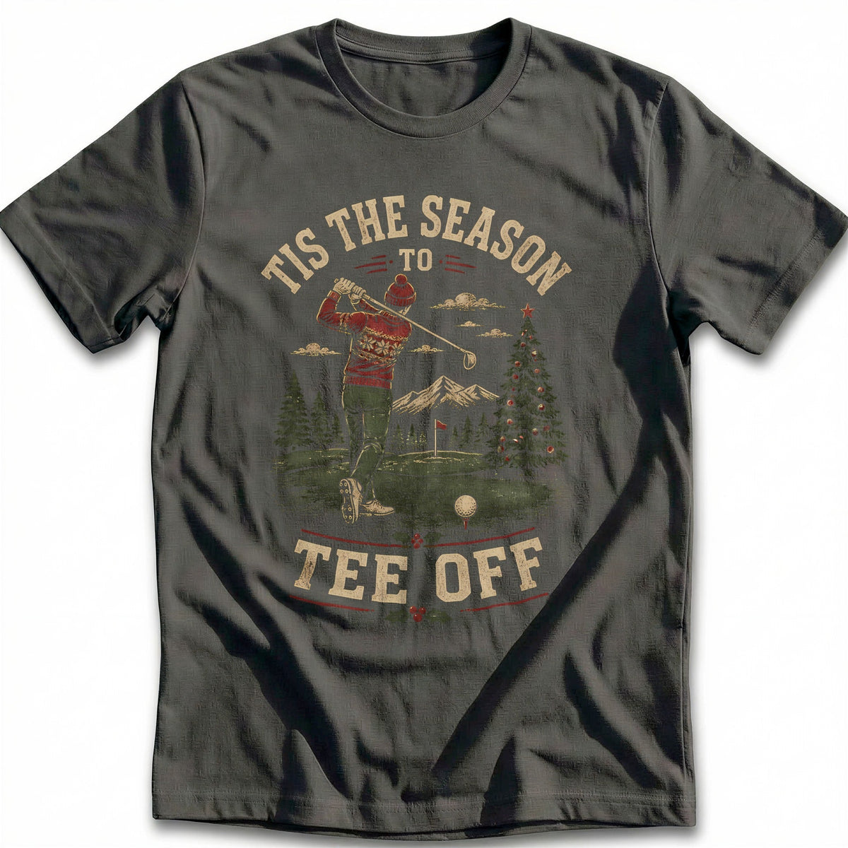 Tis the Season to Tee Off Golf T-Shirt EU product image 3