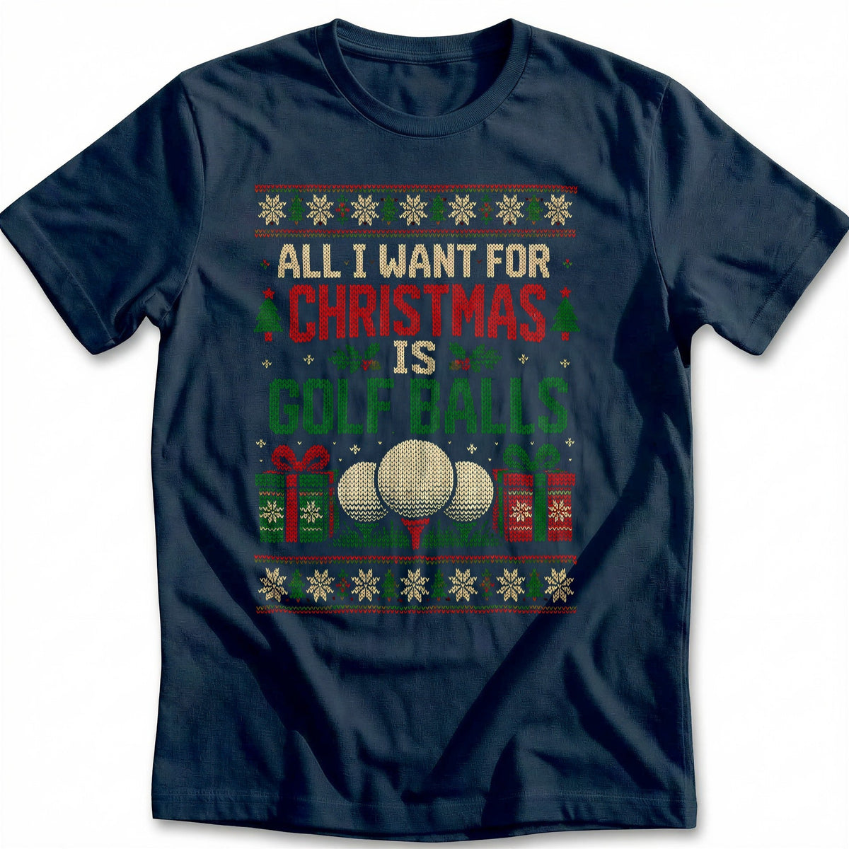 All I Want for Christmas is Golf Balls T-Shirt US product image 2