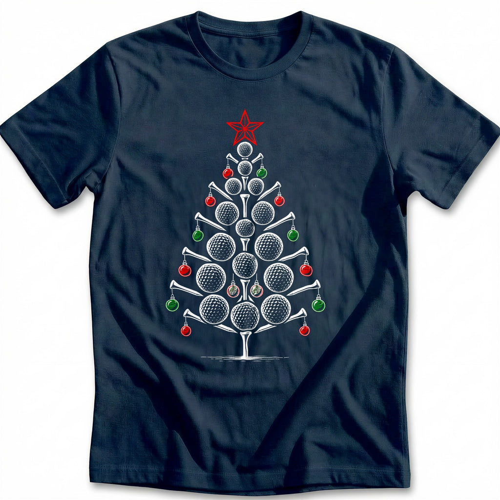 Golf Balls and Tees Christmas Tree 33 T-Shirt product image 1