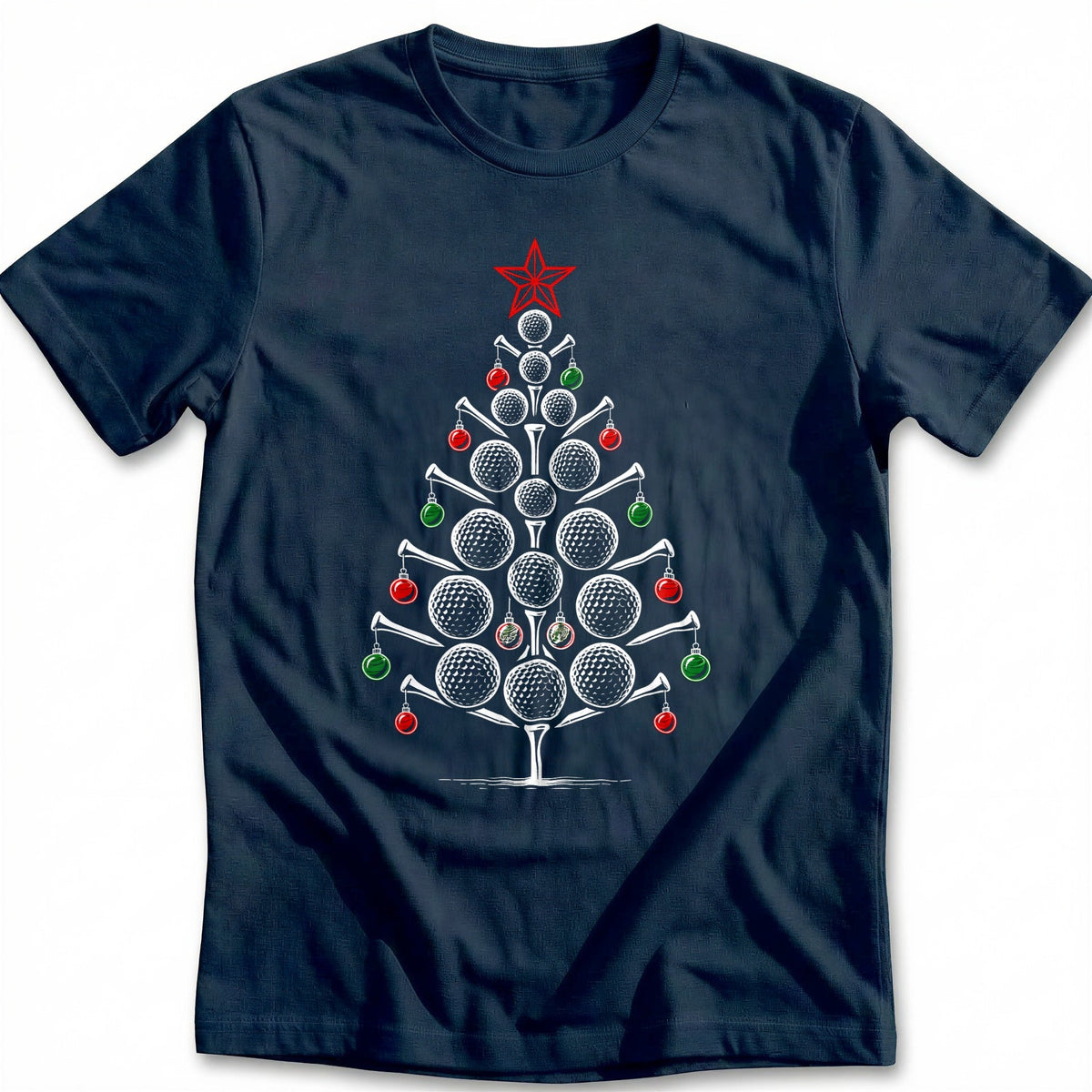 Golf Balls and Tees Christmas Tree 33 T-Shirt product image 1