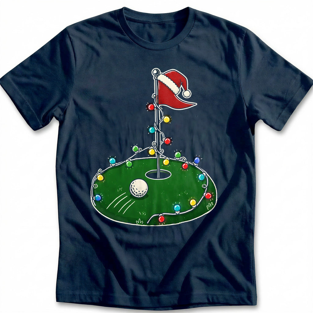 Golf Green Christmas Lights T-Shirt GC product image 2
