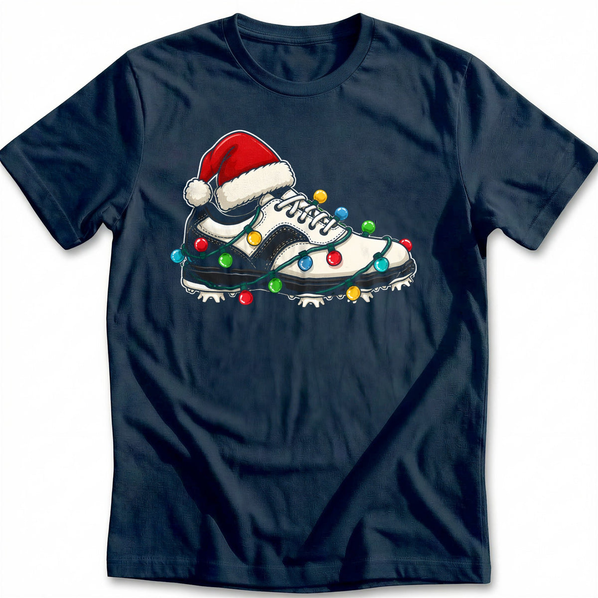 Golf Shoe Christmas Lights T-Shirt AU