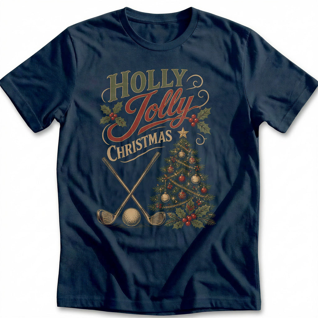 Holly Jolly Christmas Golf T-Shirt product image 2