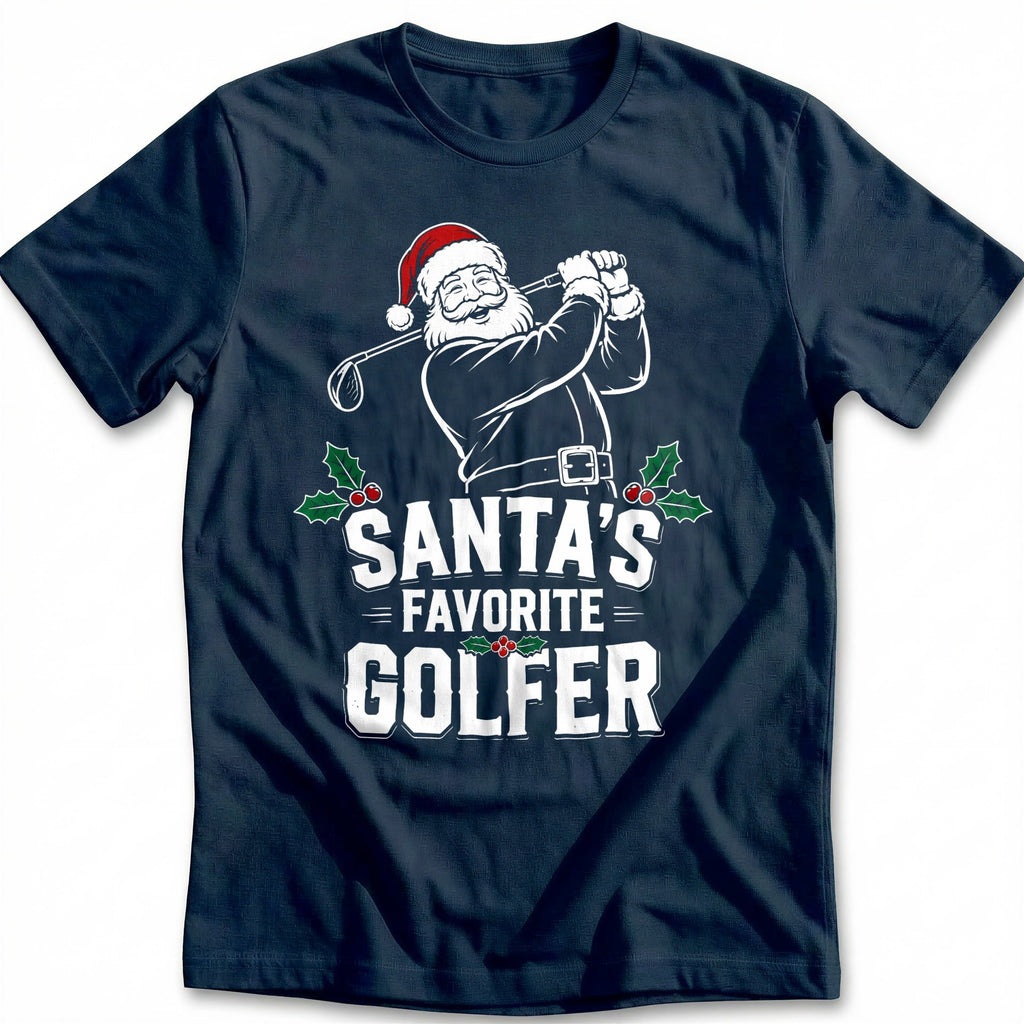 Santa's Favorite Golfer T-Shirt EU product image 2