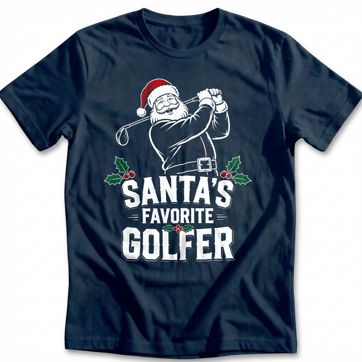 Santa's Favorite Golfer T-Shirt EU product image 2