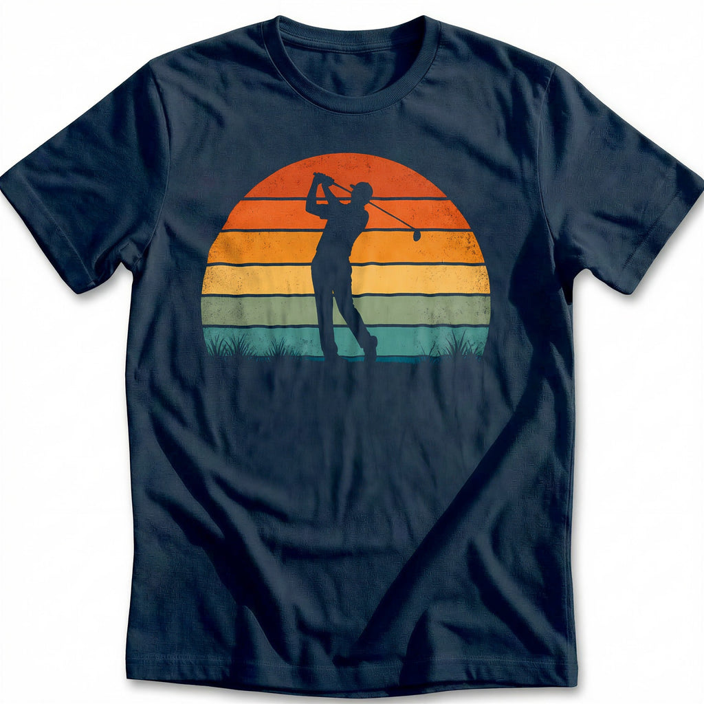 Vintage Sunset Golfer 33 T-Shirt AU product image 2