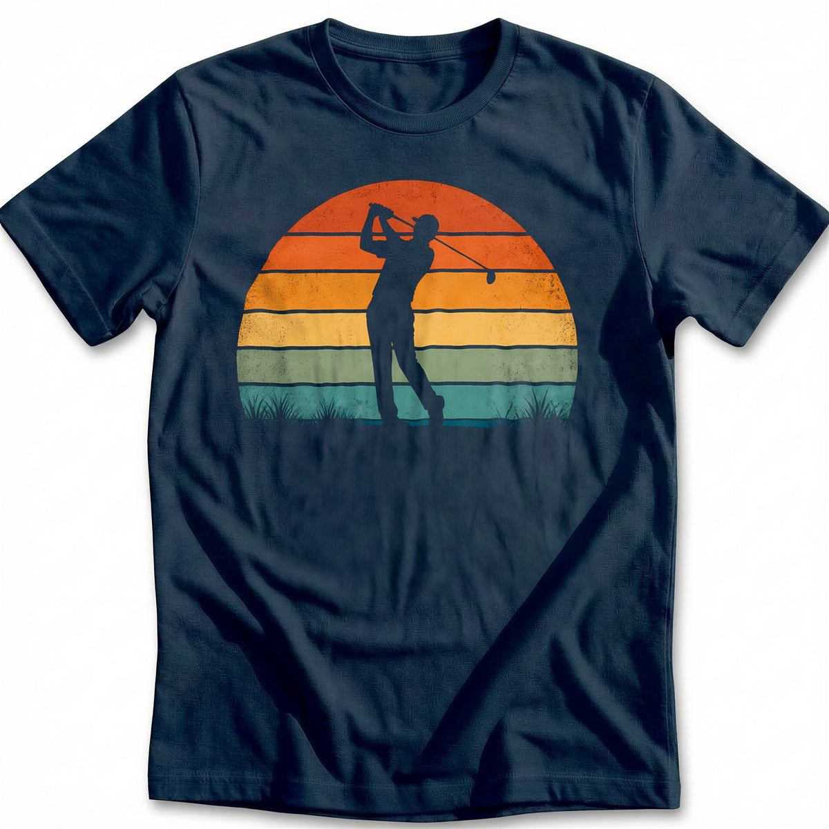 Vintage Sunset Golfer 33 T-Shirt AU product image 2
