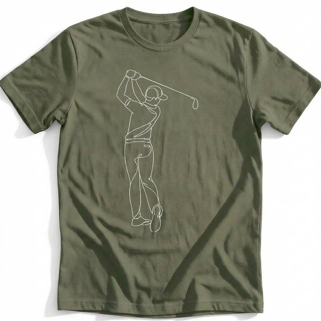 Abstract Golfer 30 T-Shirt product image 4