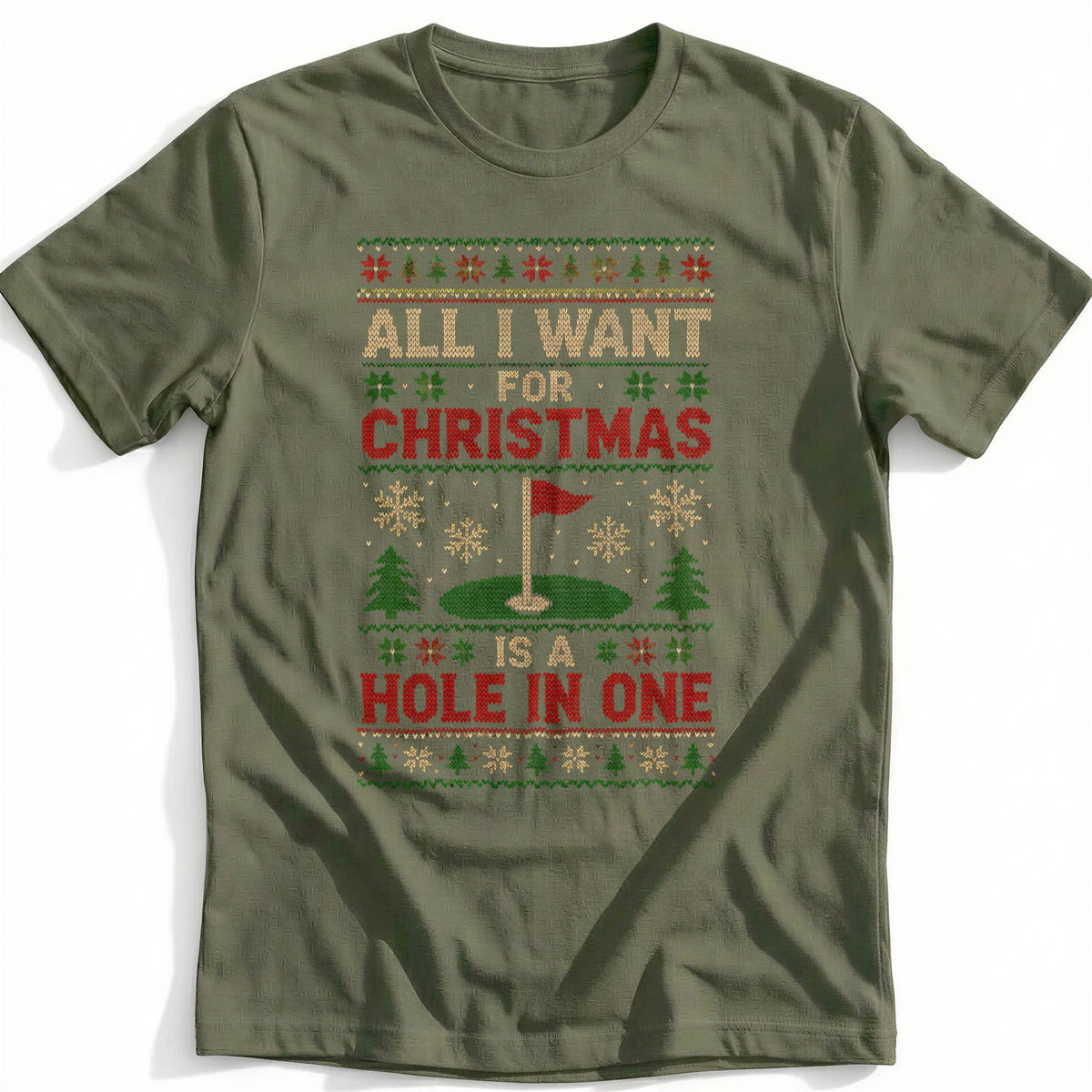 All I Want for Christmas is a Hole in One Golf T-Shirt AU product image 4