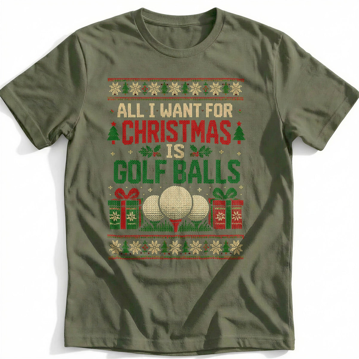 All I Want for Christmas is Golf Balls T-Shirt AU product image 4