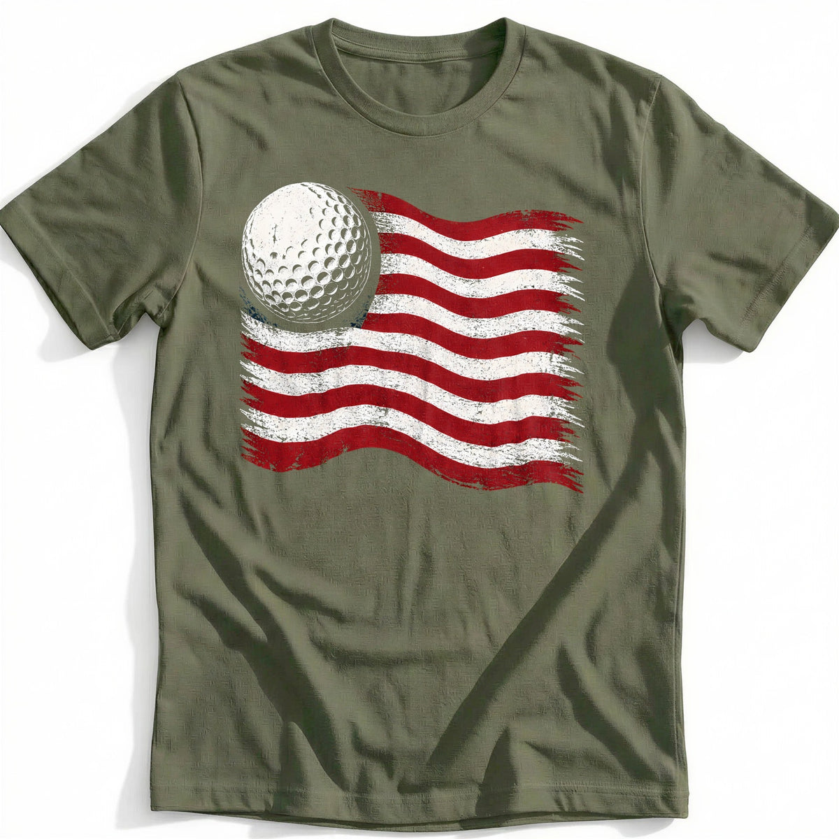 American Flag Golf Ball 58 T-Shirt GC product image 4