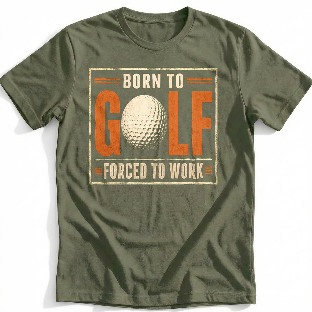 Born to Golf Forced to Work 80 T-Shirt product image 4