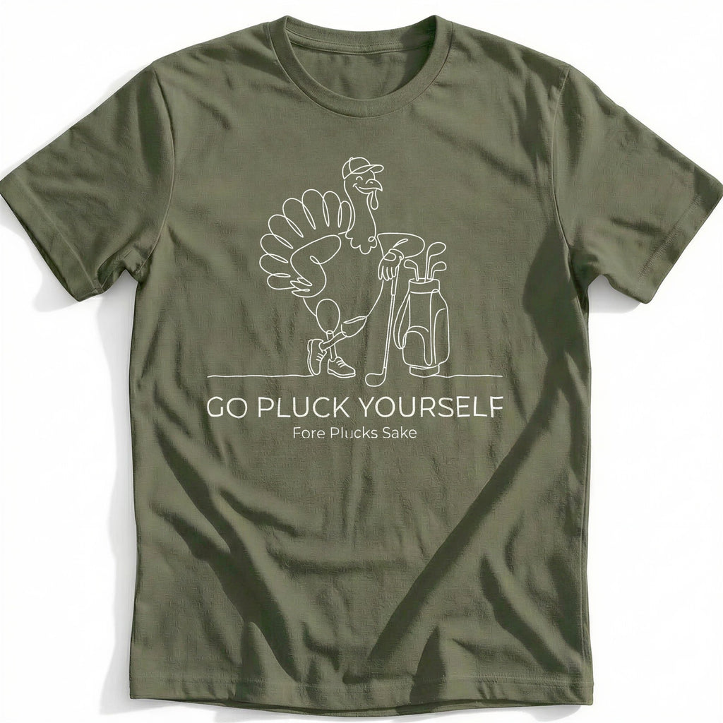 Go Pluck Yourself Golf Turkey T-Shirt AU product image 4