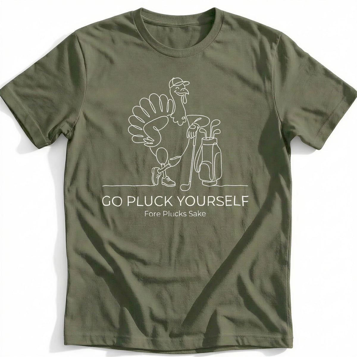 Go Pluck Yourself Golf Turkey T-Shirt AU product image 4