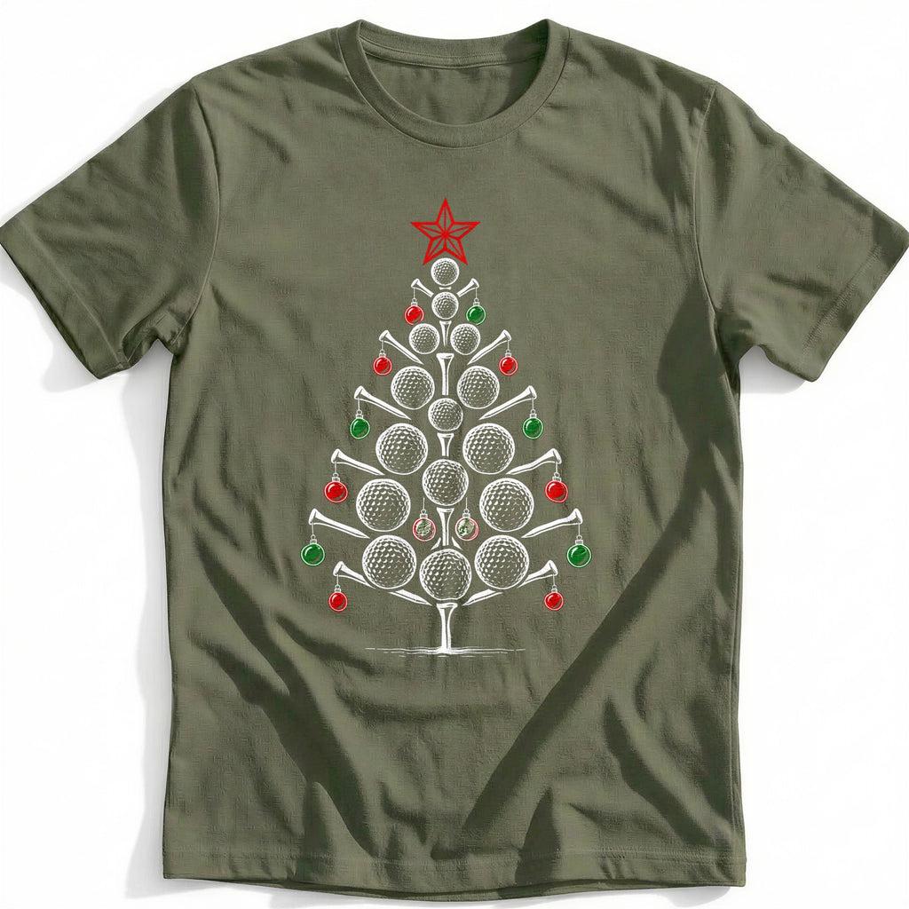 Golf Balls and Tees Christmas Tree 33 T-Shirt product image 4
