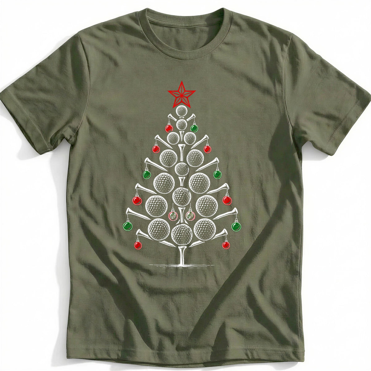 Golf Balls and Tees Christmas Tree 33 T-Shirt product image 4