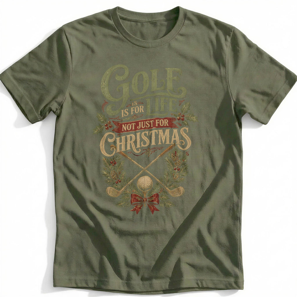 Golf is for Life Not Just Christmas T-Shirt EU product image 4