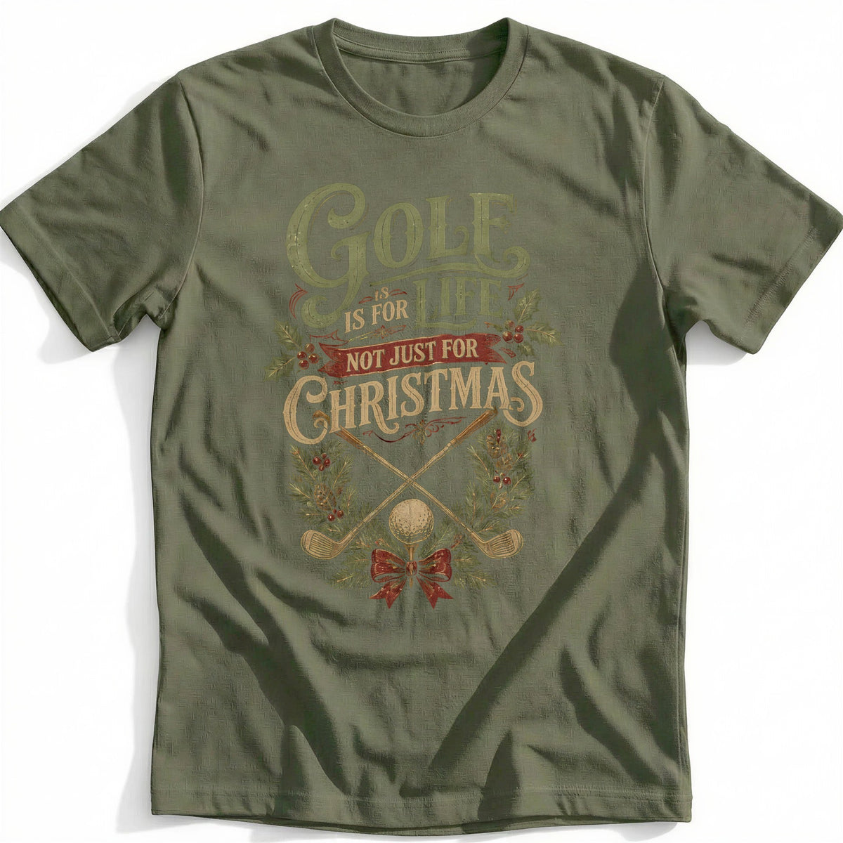 Golf is for Life Not Just Christmas T-Shirt US product image 4