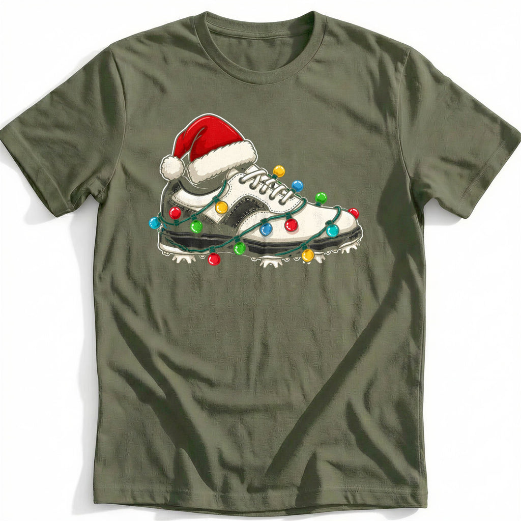 Golf Shoe Christmas Lights T-Shirt AU