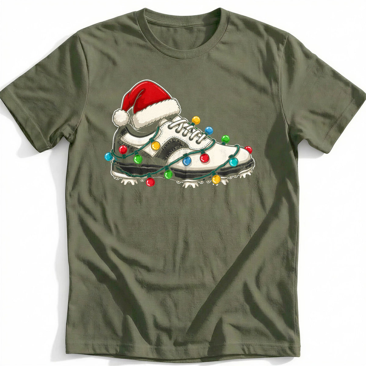 Golf Shoe Christmas Lights T-Shirt AU