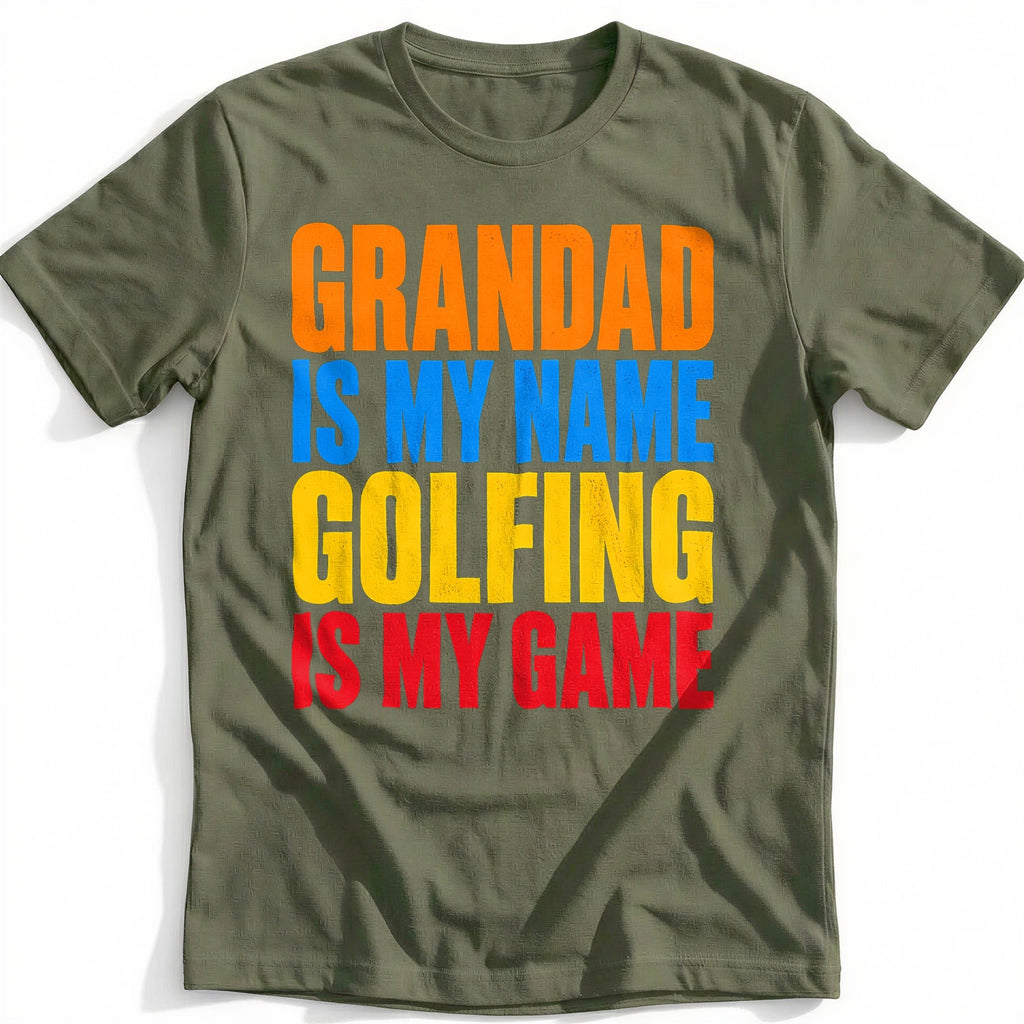 Grandad is my Name Golfing is my Game 26 T-Shirt EU product image 4
