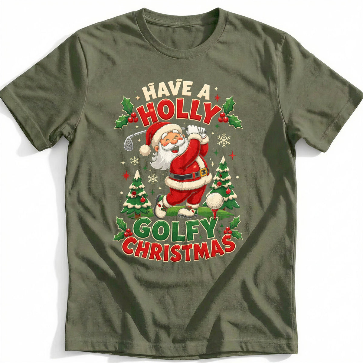 Have a Holly Golfy Christmas T-Shirt product image 1