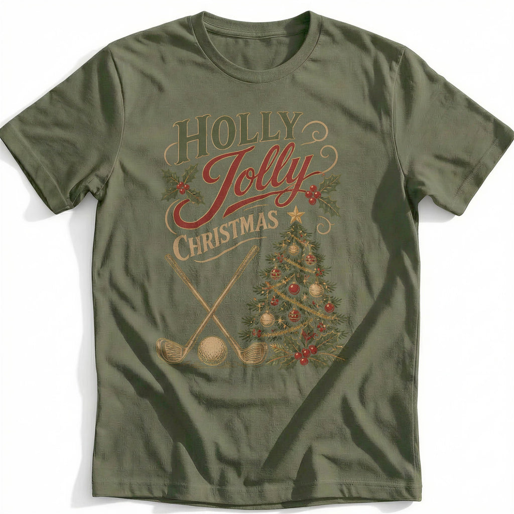 Holly Jolly Christmas Golf T-Shirt EU product image 4