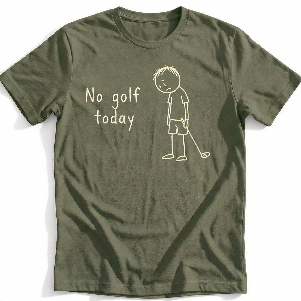 No Golf Today Sad Golfer 93 T-Shirt US product image 4