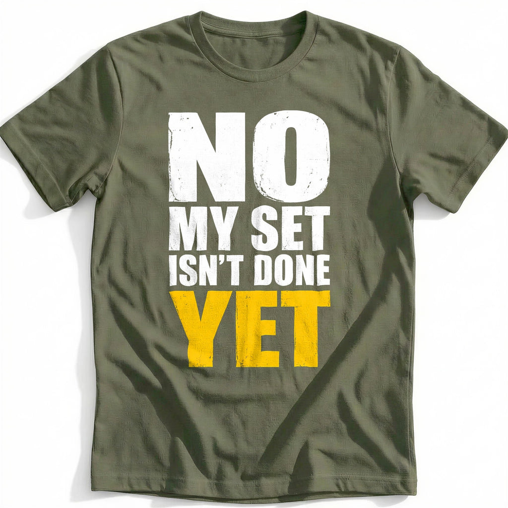 No my Set Isn't Done Yet 88 Golf T-Shirt product image 4
