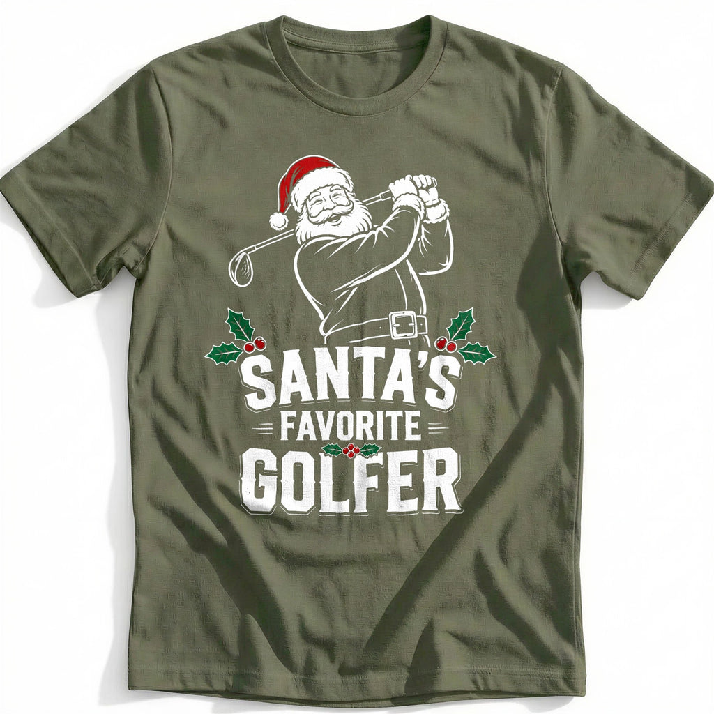 Santa's Favorite Golfer T-Shirt EU product image 4