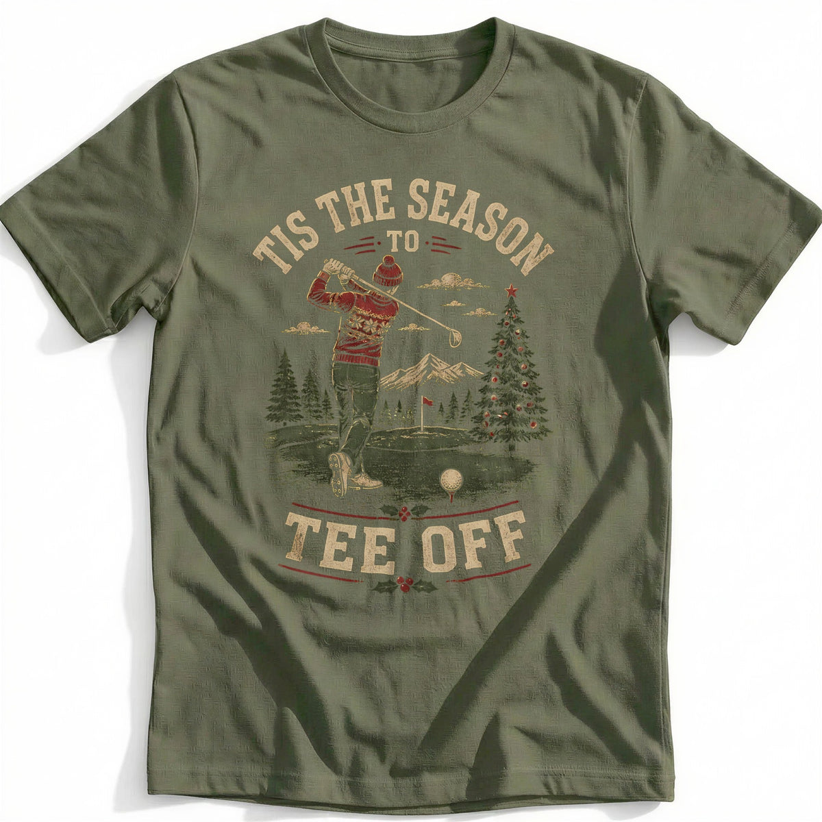 Tis the Season to Tee Off Golf T-Shirt EU product image 4